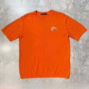 Louis Vuitton Bright Orange Short Sleeve Shirt
